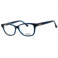 Max Mara Women's Eyeglasses - Blue/Other Acetate Cat Eye Full Rim Frame | MM5013 092