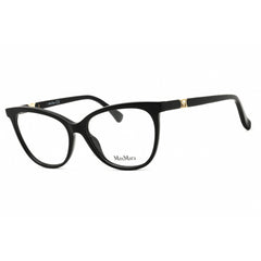 Max Mara Women's Eyeglasses - Shiny Black Acetate Cat Eye Full Rim Frame | MM5018 001