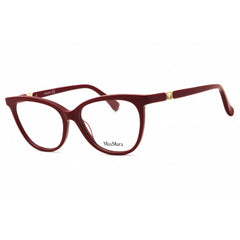 Max Mara Women's Eyeglasses - Shiny Red Acetate Cat Eye Full Rim Frame | MM5018 066