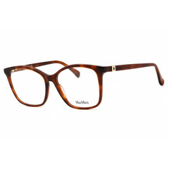 Max Mara Women's Eyeglasses - Blonde Havana Acetate Cat Eye Full Rim | MM5023 053