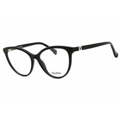 Max Mara Women's Eyeglasses - Shiny Black Acetate Cat Eye Full Rim Frame | MM5024 001
