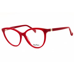 Max Mara Women's Eyeglasses - Shiny Red Acetate Cat Eye Full Rim Frame | MM5024 066