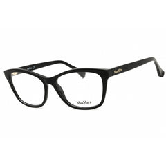 Max Mara Women's Eyeglasses - Shiny Black Acetate Cat Eye Full Rim Frame | MM5032 001