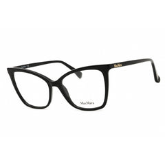 Max Mara Women's Eyeglasses - Shiny Black Acetate Cat Eye Full Rim Frame | MM5060 001