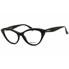 Max Mara Women's Eyeglasses - Shiny Black Acetate Cat Eye Full Rim Frame | MM5083 001