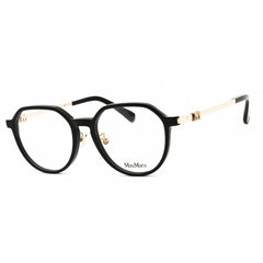 Max Mara Women's Eyeglasses - Shiny Black Acetate Panthos Full Rim | MM5088-D 001