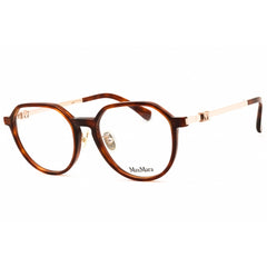 Max Mara Women's Eyeglasses - Blonde Havana Acetate Panthos Full Rim | MM5088-D 053