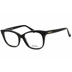 Max Mara Women's Eyeglasses - Shiny Black Acetate Cat Eye Full Rim Frame | MM5094 001
