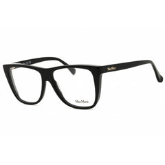 Max Mara Women's Eyeglasses - Shiny Black Acetate Square Full Rim Frame | MM5096 001