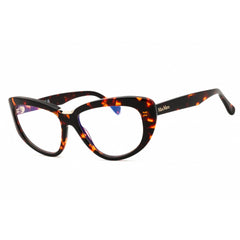 Max Mara Women's Eyeglasses - Dark Havana Acetate Cat Eye Full Rim | MM5109-B 052