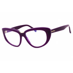 Max Mara Women's Eyeglasses - Shiny Violet Acetate Cat Eye Full Rim | MM5109-B 081