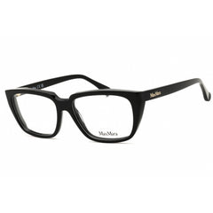 Max Mara Women's Eyeglasses - Shiny Black Acetate Rectangular Full Rim | MM5112 001