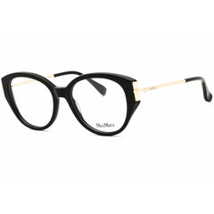 Max Mara Women's Eyeglasses - Shiny Black Acetate Cat Eye Full Rim Frame | MM5116 001