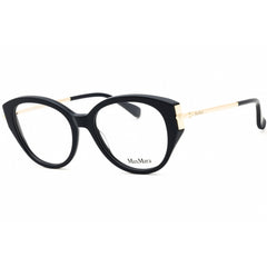 Max Mara Women's Eyeglasses - Shiny Blue Acetate Cat Eye Full Rim Frame | MM5116 090