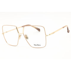 Max Mara Women's Eyeglasses - Ivory Metal Oversized Shape Full Rim Frame | MM5120 025