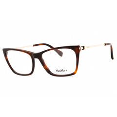 Max Mara Women's Eyeglasses - Dark Havana Acetate Cat Eye Full Rim Frame | MM5128 052