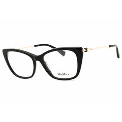 Max Mara Women's Eyeglasses - Shiny Black Acetate Cat Eye Full Rim Frame | MM5129 001