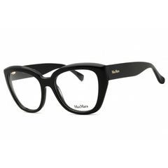 Max Mara Women's Eyeglasses - Shiny Black Acetate Cat Eye Full Rim Frame | MM5134 001
