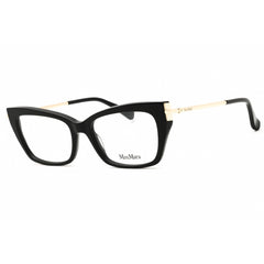 Max Mara Women's Eyeglasses - Shiny Black Acetate Cat Eye Full Rim Frame | MM5137 001