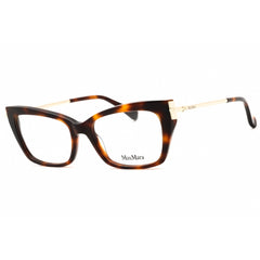 Max Mara Women's Eyeglasses - Dark Havana Acetate Cat Eye Full Rim Frame | MM5137 052