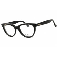 Max Mara Women's Eyeglasses - Shiny Black Acetate Cat Eye Full Rim Frame | MM5143 001