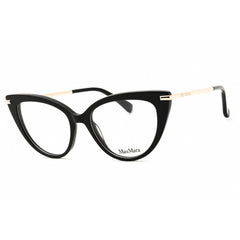 Max Mara Women's Eyeglasses - Shiny Black Acetate Cat Eye Full Rim Frame | MM5145 001
