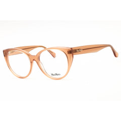 Max Mara Women's Eyeglasses - Shiny Light Brown Acetate Cat Eye Full Rim | MM5161 045