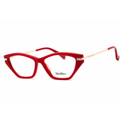 Max Mara Women's Eyeglasses - Shiny Red Acetate Cat Eye Full Rim Frame | MM5176 066