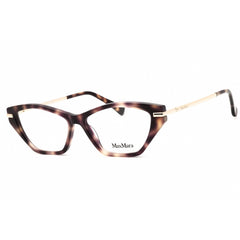 Max Mara Women's Eyeglasses - Dark Havana Acetate Cat Eye Full Rim Frame | MM5176 052