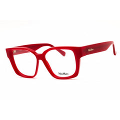 Max Mara Women's Eyeglasses - Shiny Red Acetate Square Full Rim Frame | MM5184 066