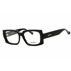 Max Mara Women's Eyeglasses - Shiny Black Acetate Rectangular Full Rim | MM5189 001