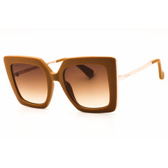 Max Mara Women's Sunglasses - Matte Brown/Rose Gold Full Rim Frame | MM0051 73F