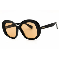 Max Mara Women's Sunglasses - Shiny Black Acetate Full Rim Frame | MM0087 01E