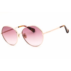 Max Mara Women's Sunglasses - Shiny Rose Gold Metal Full Rim Frame | MM0096 28Z