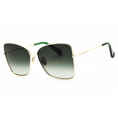 Max Mara Women's Sunglasses - Gold Metal Oversized Full Rim Frame | MM0097 32P