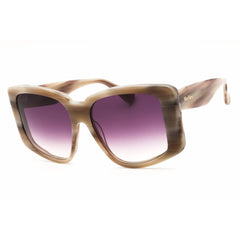 Max Mara Women's Sunglasses - Beige Horn Acetate Oversized Frame | MM0098 60Z