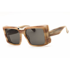 Max Mara Women's Sunglasses - Beige Horn Acetate Oversized Frame | MM0124 60A