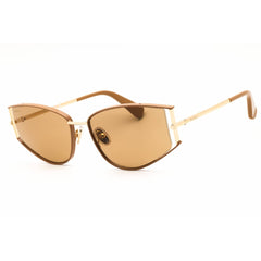 Max Mara Women's Sunglasses - Shiny Light Brown/Gold Cat Eye Frame | MM0141 45E