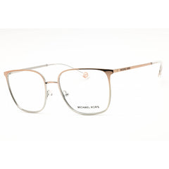 Michael Kors Women's Eyeglasses - Rectangular Rose Gold Metal Frame | 0MK3068 1108