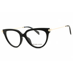 Michael Kors Women's Eyeglasses - Black/Gold Cat Eye Full Rim Frame | 0MK4151U 3005
