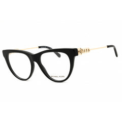 Michael Kors Women's Eyeglasses - Black/Gold Acetate Cat Eye Frame | MK4137 3005