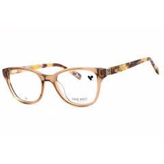 Nine West Women's Eyeglasses - Crystal Camel Acetate Cat Eye Full Rim | NW5215 220