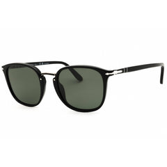 Persol Men's Sunglasses - Black Acetate Square Shape Full Rim Frame | 0PO3186S 95/58