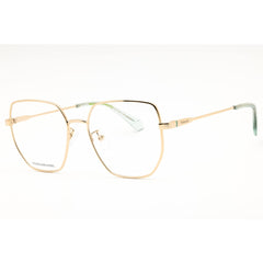 Polaroid Core Women's Eyeglasses - Gold Metal Geometric Full Rim | PLD D508/G 0J5G 00