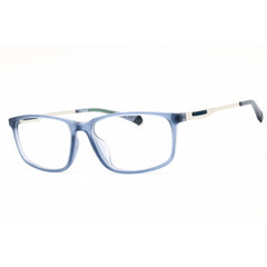 Polaroid Core Men's Eyeglasses - Matte Blue Plastic Rectangular | PLD D535/G 0FLL 00