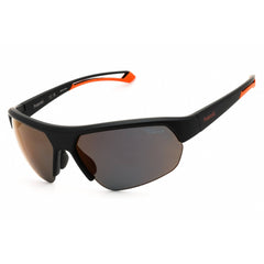 Polaroid Core Men's Sunglasses - Black Plastic Wraparound Frame | PLD 7048/S 08LZ BG