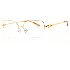 Ralph Lauren Women's Eyeglasses - Silver Metal Cat Eye Half Rim Frame | 0RL5122 9463