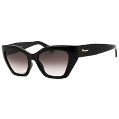 Salvatore Ferragamo Women's Sunglasses - Black Cat Eye Full Rim Frame | SF1043S 001