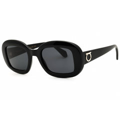 Salvatore Ferragamo Women's Sunglasses - Black Oval Full Rim Frame | SF2038SE 001