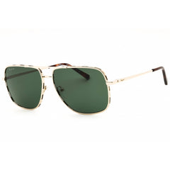 Salvatore Ferragamo Men's Sunglasses - Shiny Gold Metal Pilot Full Rim | SF278S 717